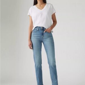 Levi Strauss High Rise Straight Leg Women's Jeans